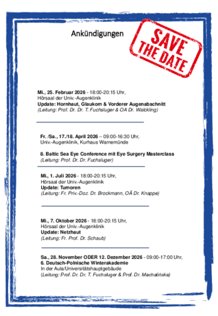 Ankündigungen